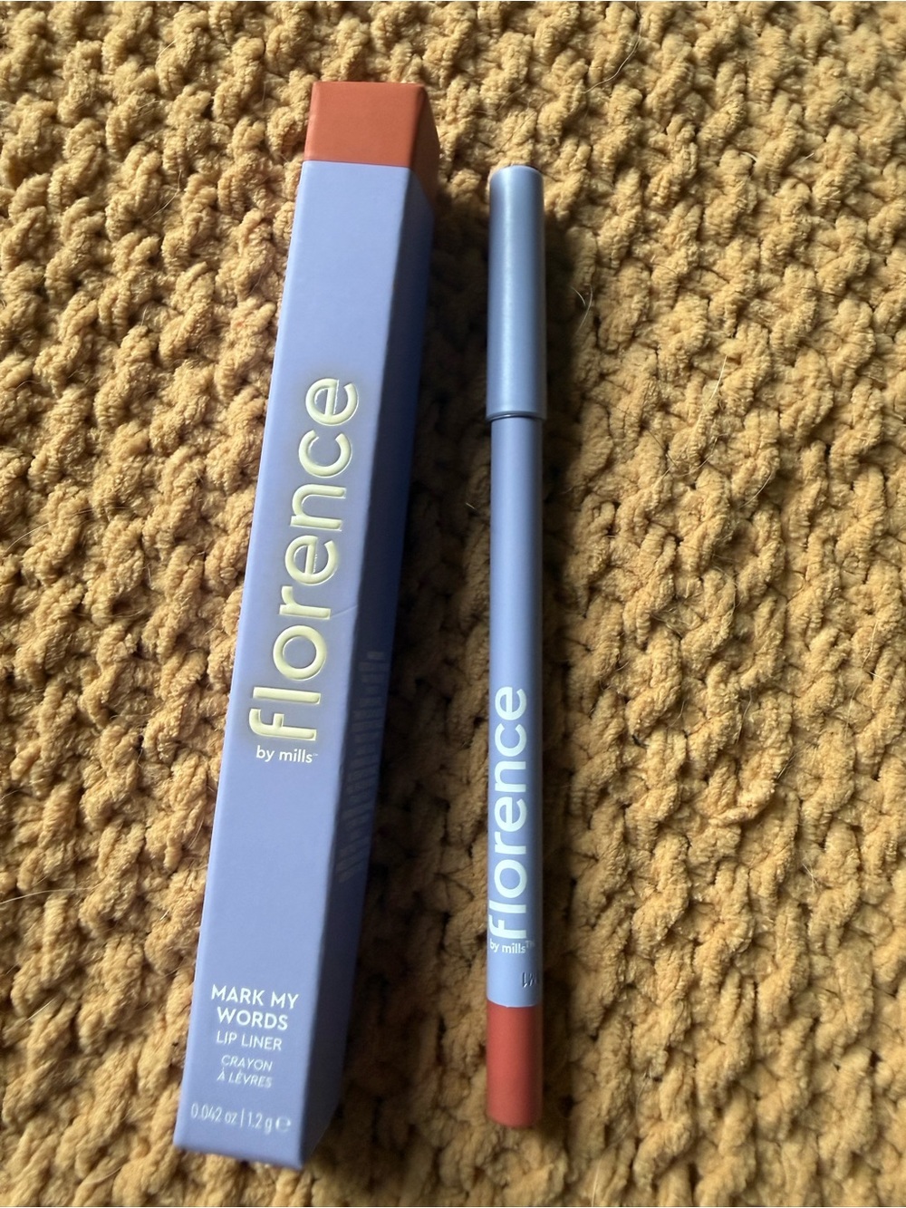 Florence Mark My Words Lip Liner — Warm Terracotta Pink